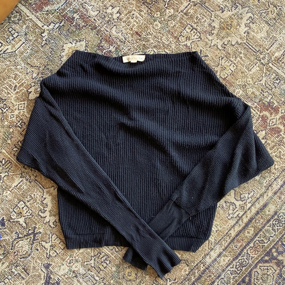Lovestich Black Knit Sweater